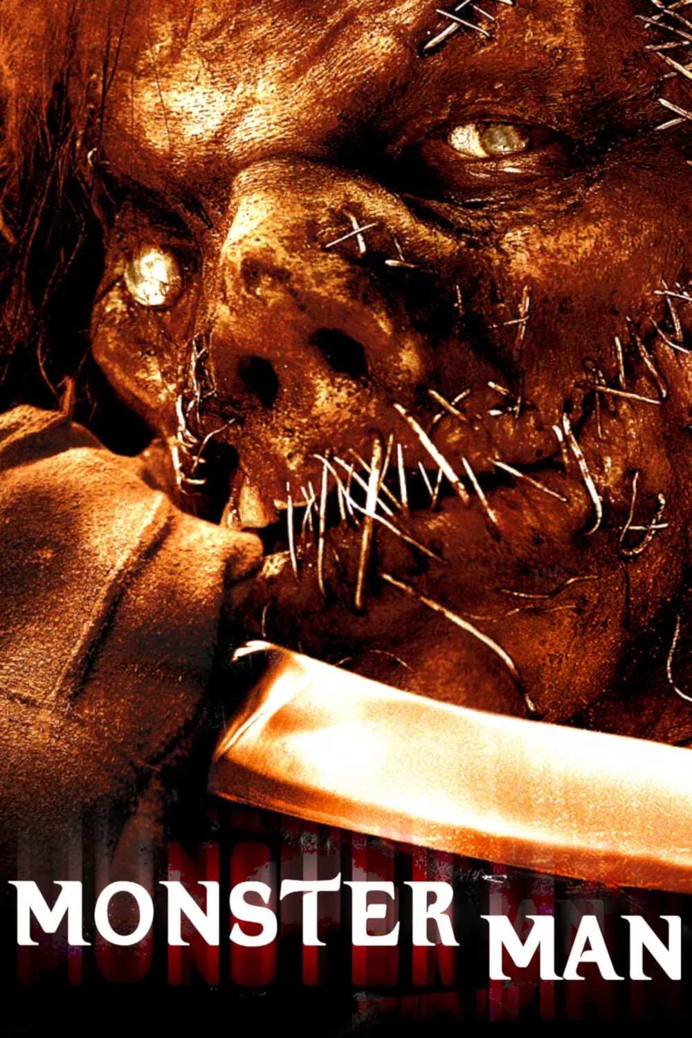 Poster chính thức của phim Phim Kinh Dị, Phim Hài "Monster Man" (Monster Man - 2003), với sự tham gia của diễn viên Eric Jungmann và Justin Urich.