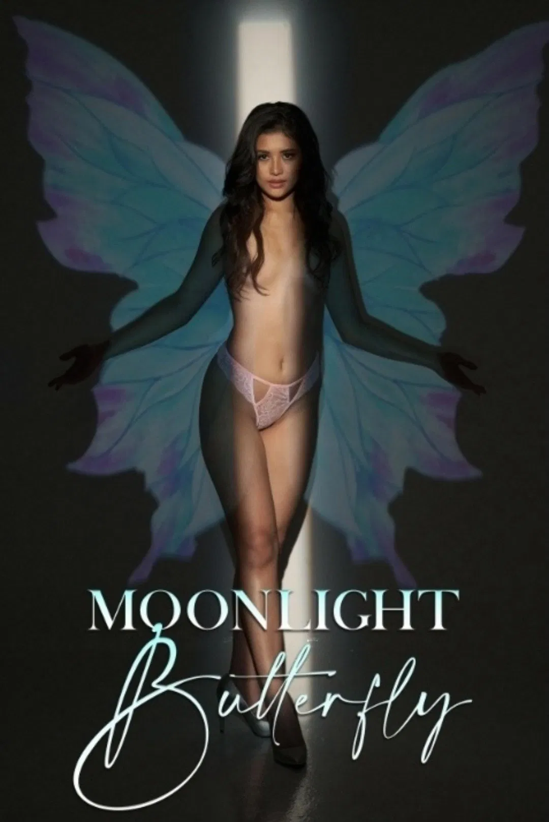 Poster chính thức của phim Phim Tâm Lý "Moonlight Butterfly" (Moonlight Butterfly - 2022), với sự tham gia của diễn viên Christine Bermas và Kit Thompson.