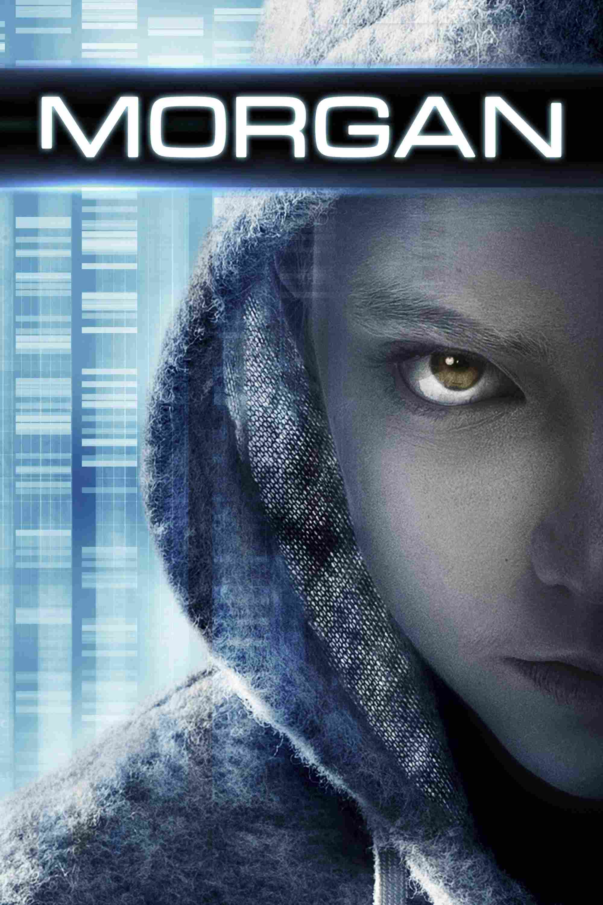 Poster chính thức của phim Phim Kinh Dị, Phim Viễn Tưởng "Morgan" (Morgan - 2016), với sự tham gia của diễn viên Kate Mara và Anya Taylor-Joy.