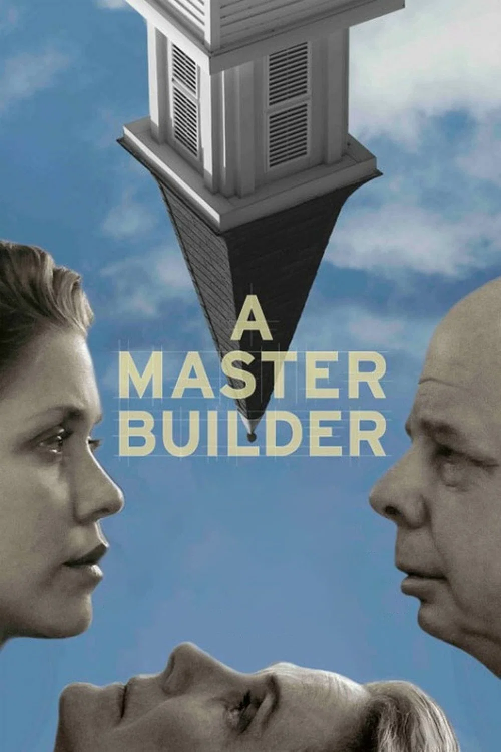 Poster chính thức của phim Phim Tâm Lý "Một bậc thầy xây dựng" (A Master Builder - 2014), với sự tham gia của diễn viên Wallace Shawn và Julie Hagerty.