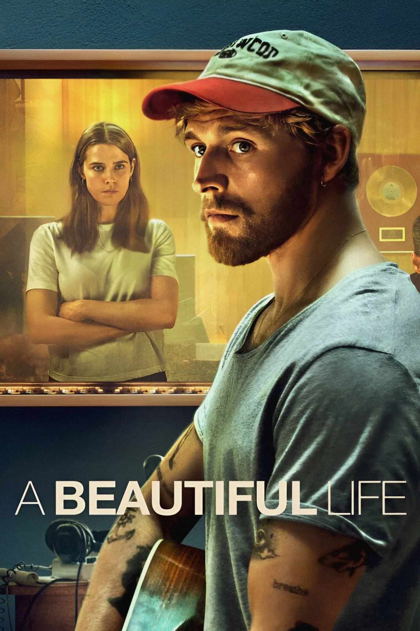 Poster chính thức của phim Phim Tâm Lý, Phim Ca Nhạc "Một Cuộc Đời Đẹp" (A Beautiful Life - 2023), với sự tham gia của diễn viên Christopher và Inga Ibsdotter Lilleaas.