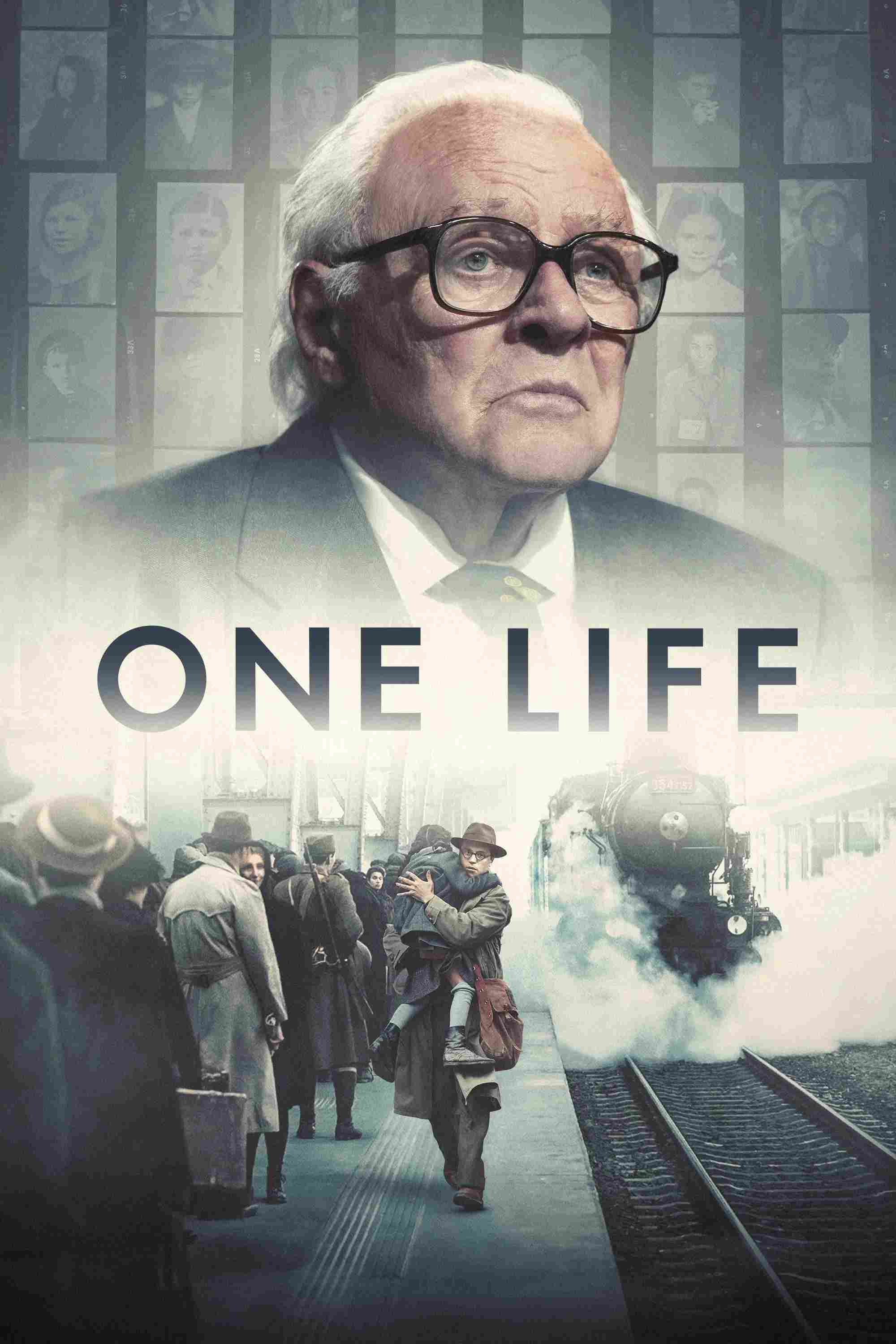 Poster chính thức của phim Phim Lịch Sử, Phim Tâm Lý "Một Cuộc Đời" (One Life - 2023), với sự tham gia của diễn viên Anthony Hopkins và Johnny Flynn.