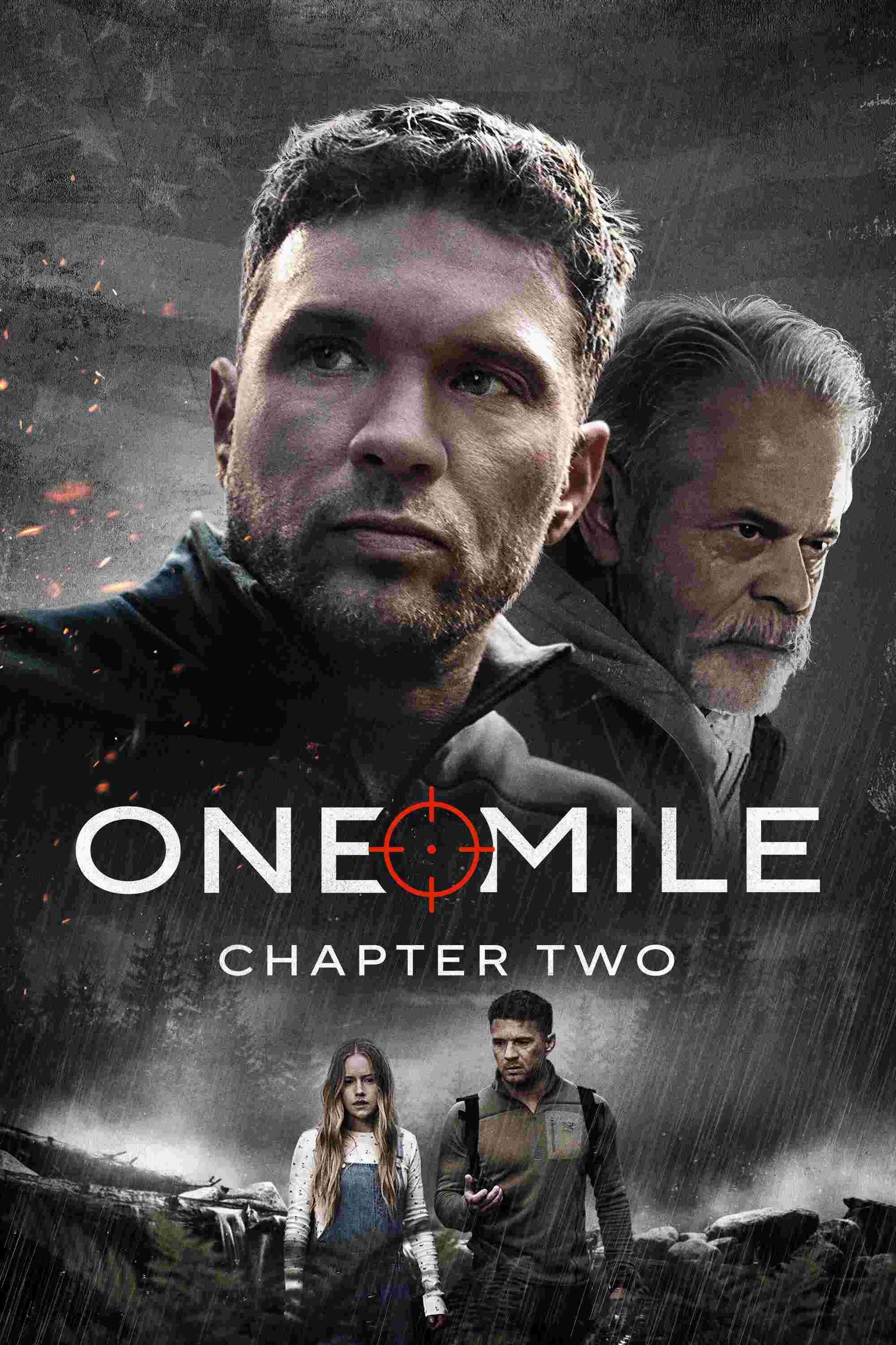 Poster chính thức của phim Phim Hành Động, Phim Hình Sự "Một Dặm Định Mệnh: Hồi Kết" (One Mile: Chapter Two - 2026), với sự tham gia của diễn viên Ryan Phillippe và Amélie Hoeferle.