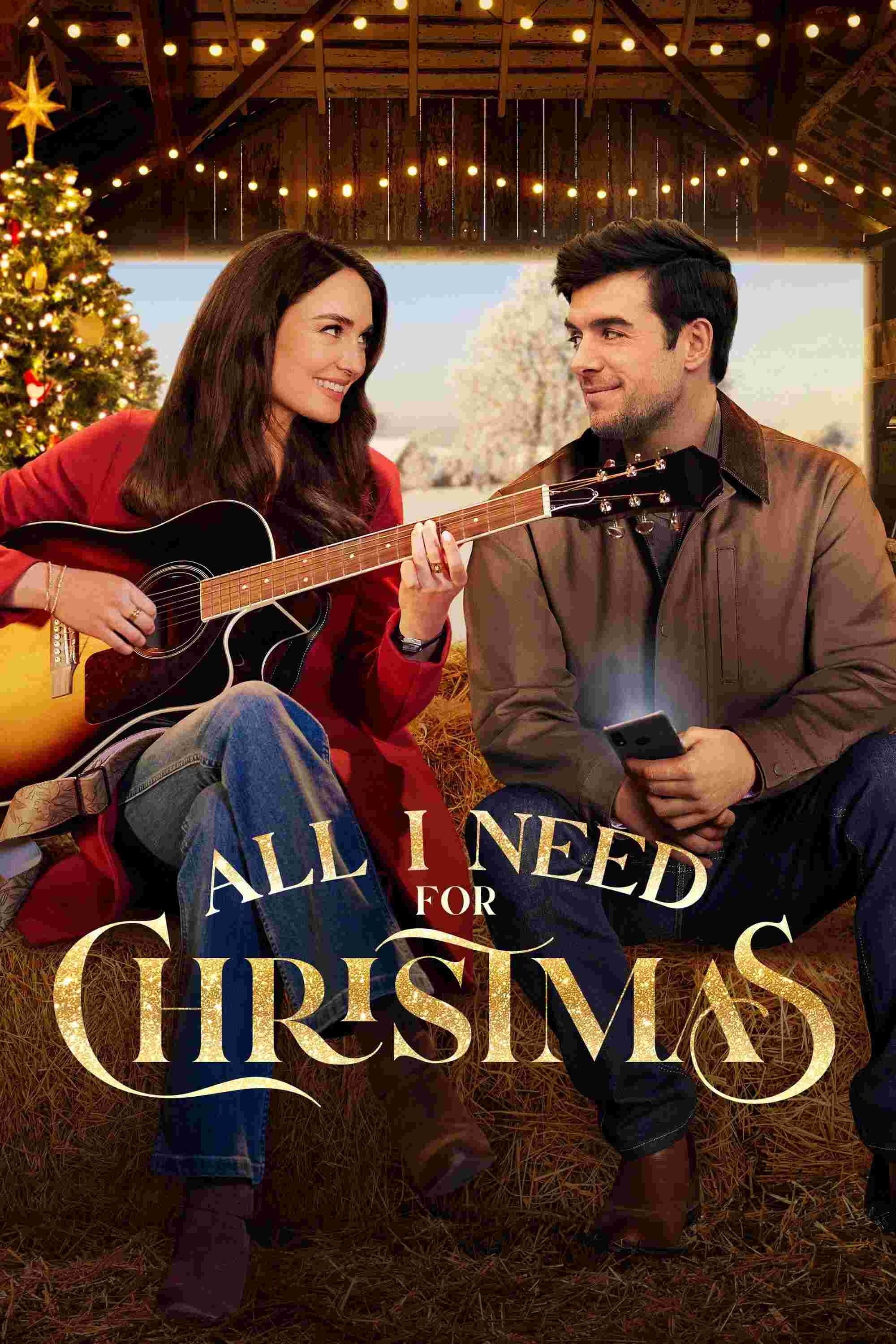 Poster chính thức của phim Phim Hài, Phim Tình Cảm "Một Điều Tôi Cần Cho Giáng Sinh" (All I Need for Christmas - 2024), với sự tham gia của diễn viên Mallory Jansen và Dan Jeannotte.