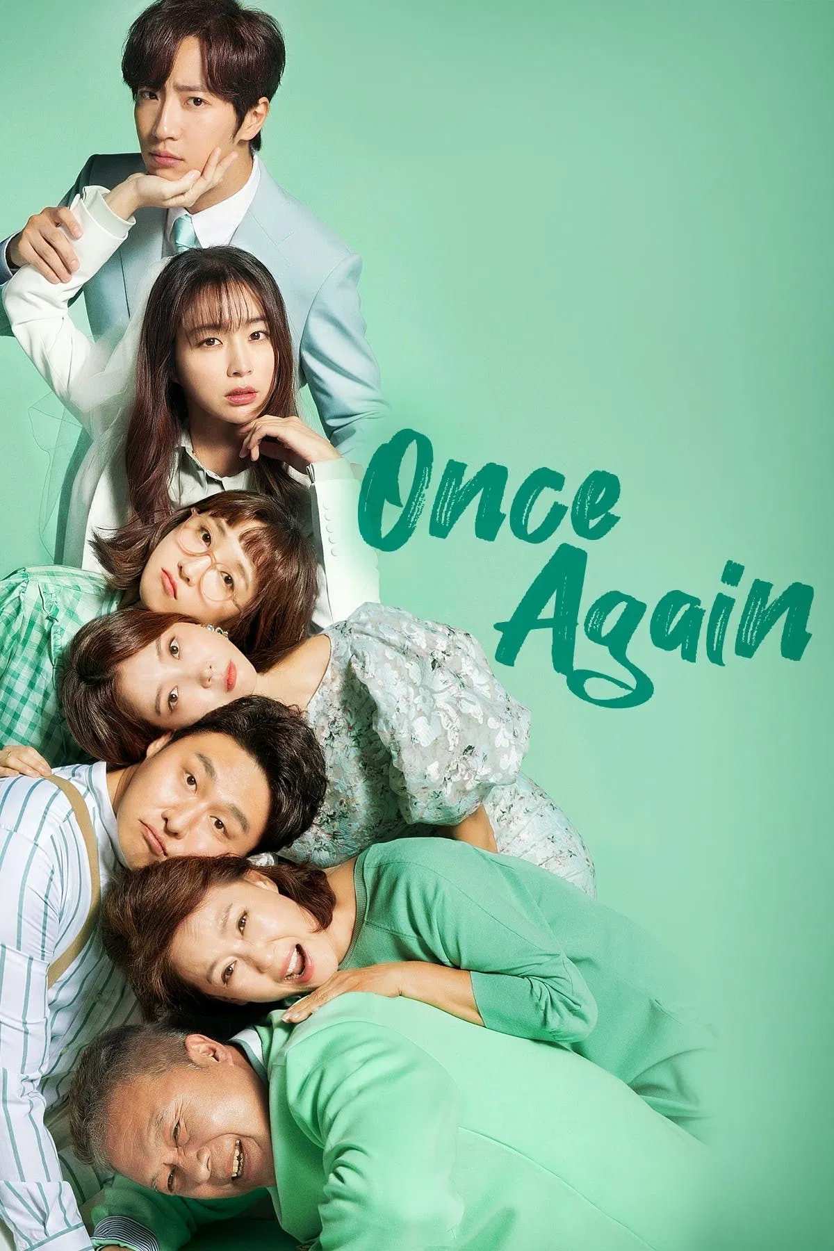 Poster chính thức của phim Phim Tâm Lý "Một Lần Nữa" (Once Again - 2020), với sự tham gia của diễn viên Lee Min-jung và Lee Sang-yeob.