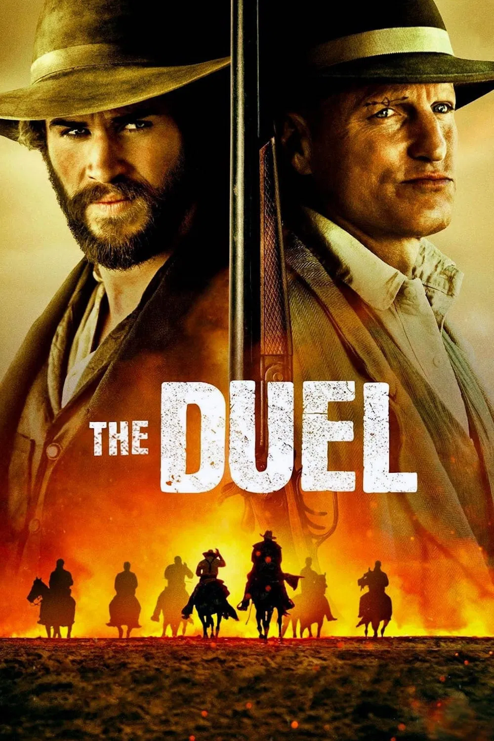Poster chính thức của phim Phim Miền Tây, Phim Tâm Lý "Một Mất Một Còn" (The Duel - 2016), với sự tham gia của diễn viên Woody Harrelson và Liam Hemsworth.