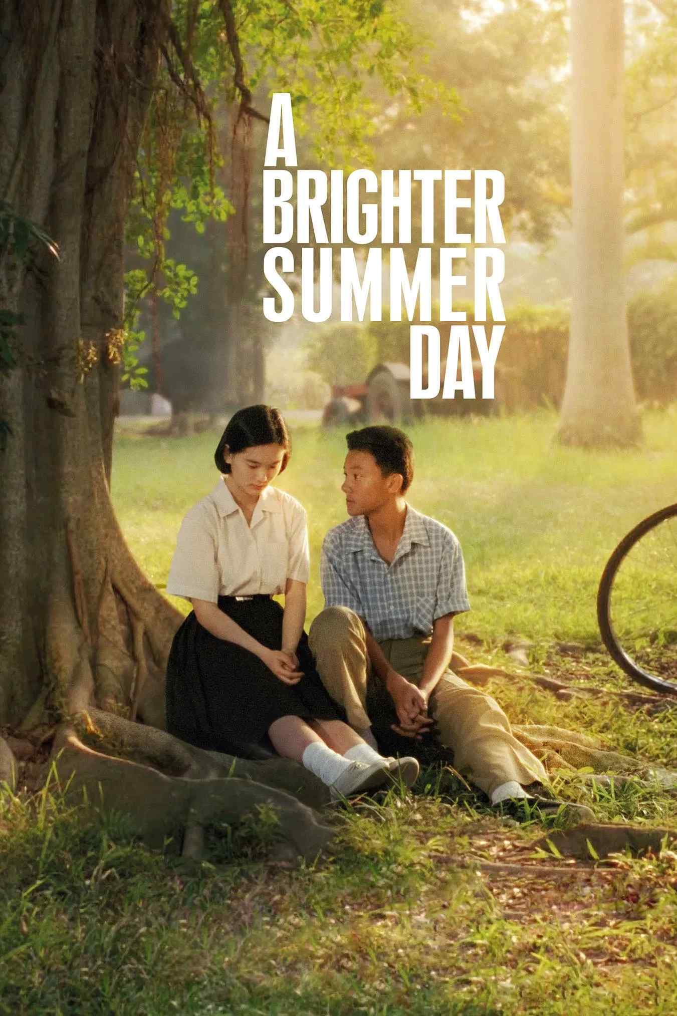 Poster chính thức của phim Phim Hình Sự, Phim Tâm Lý "Một Ngày Hè Tươi Sáng Hơn" (A Brighter Summer Day - 1991), với sự tham gia của diễn viên Trương Chấn và Lisa Yang.