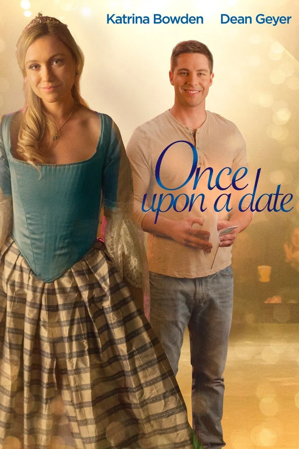 Poster chính thức của phim Phim Tình Cảm, Phim Truyền Hình "Một Thời Hẹn Hò" (Once Upon a Date - 2017), với sự tham gia của diễn viên Dean Geyer và Katrina Bowden.