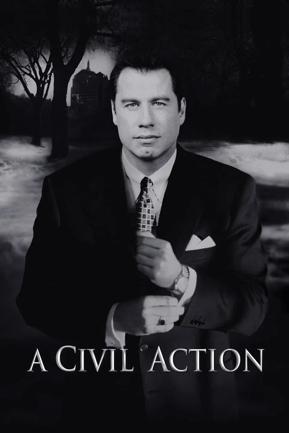 Poster chính thức của phim Phim Tâm Lý "Một Vụ Kiện Dân Sự" (A Civil Action - 1998), với sự tham gia của diễn viên John Travolta và Robert Duvall.