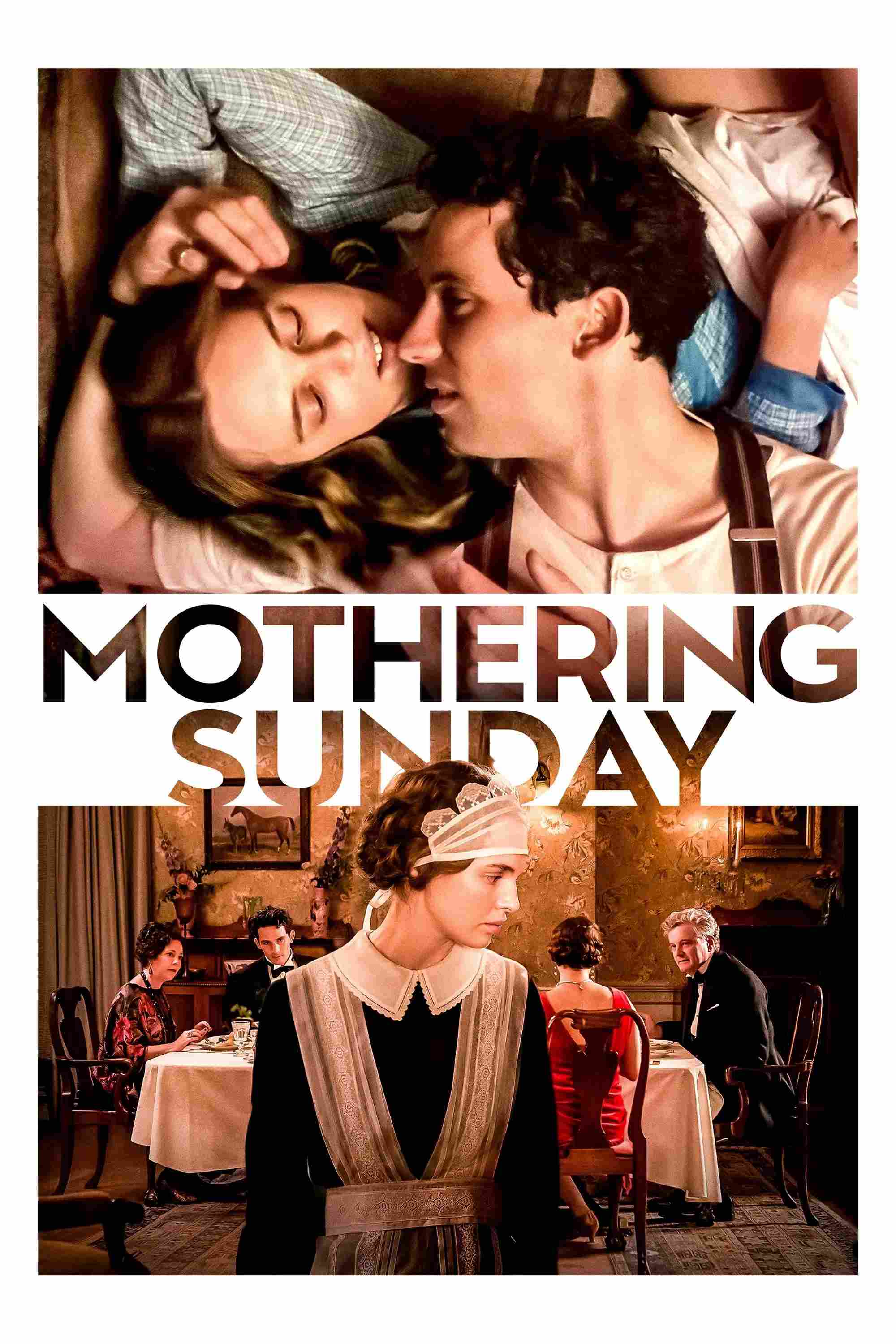 Poster chính thức của phim Phim Tình Cảm, Phim Tâm Lý "Mothering Sunday" (Mothering Sunday - 2021), với sự tham gia của diễn viên Odessa Young và Josh O'Connor.