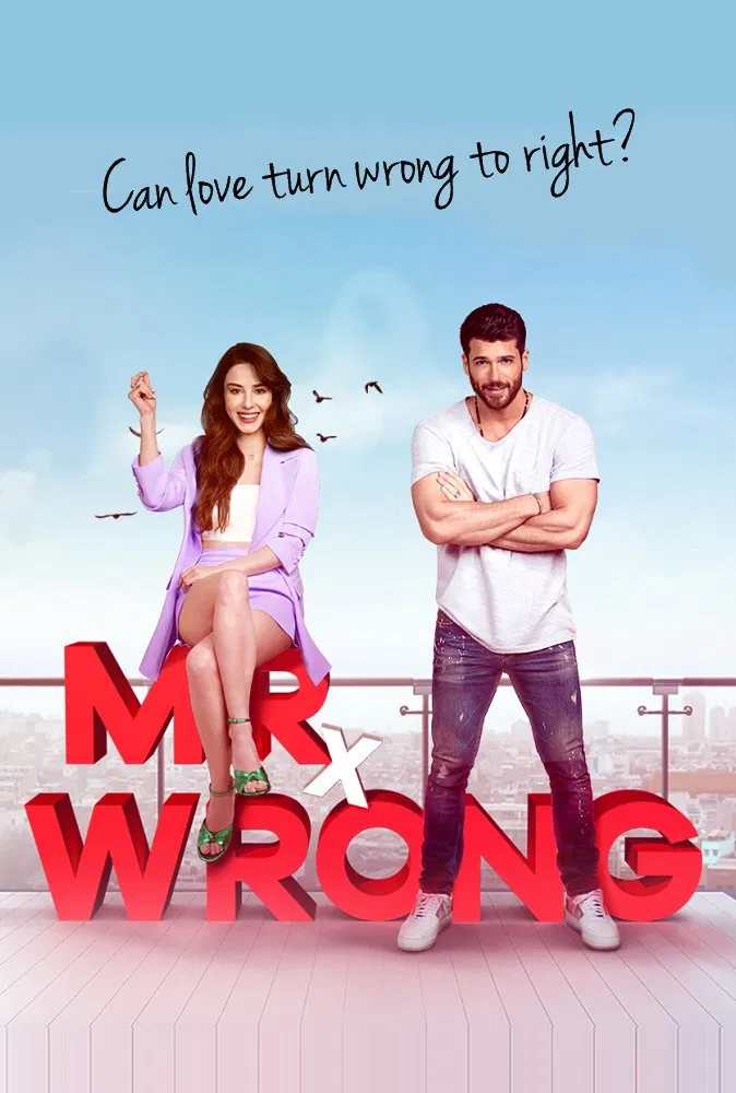 Poster chính thức của phim Phim Hài "Mr. Wrong" (Mr. Wrong - 2020), với sự tham gia của diễn viên Can Yaman và Özge Gürel.