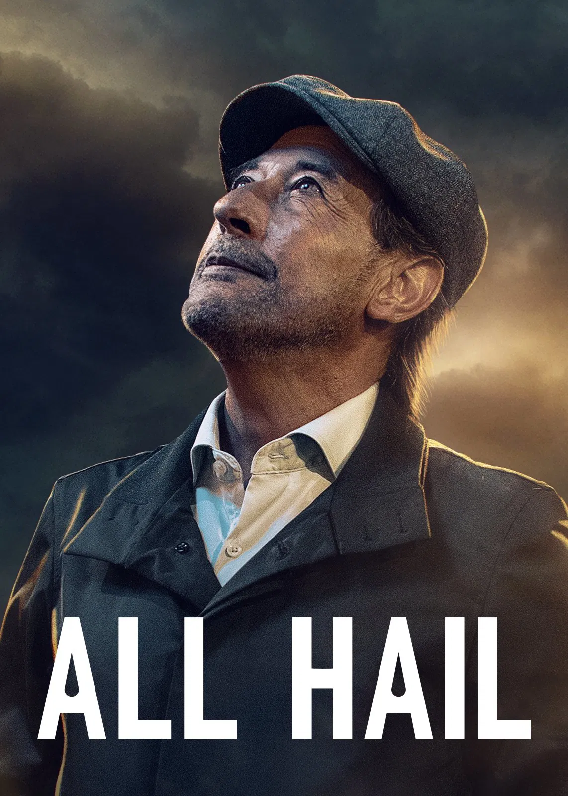 Poster chính thức của phim Phim Hài, Phim Tâm Lý "Mưa Đá" (All Hail - 2022), với sự tham gia của diễn viên Guillermo Francella và Martín Seefeld.