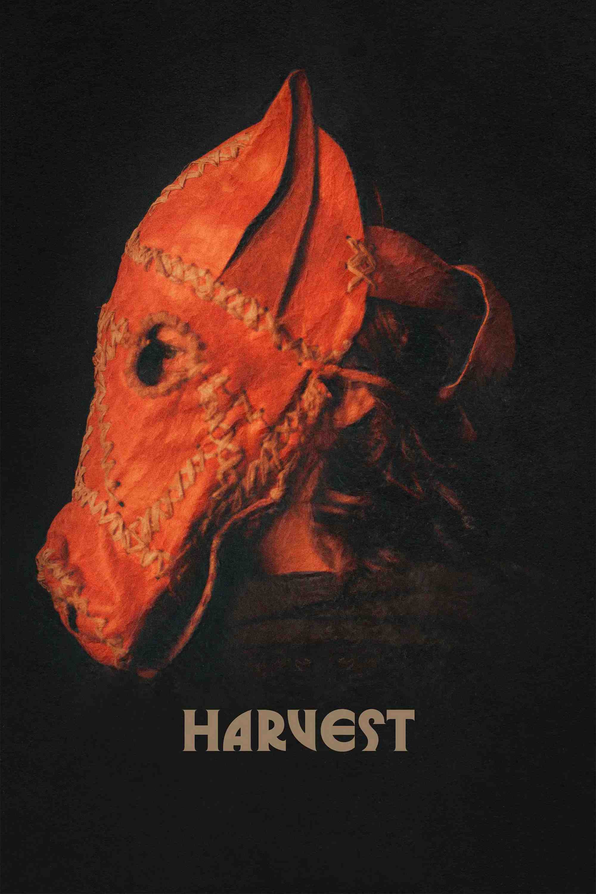 Poster chính thức của phim Phim Tâm Lý "Mùa Gặt" (Harvest - 2025), với sự tham gia của diễn viên Caleb Landry Jones và Harry Melling.