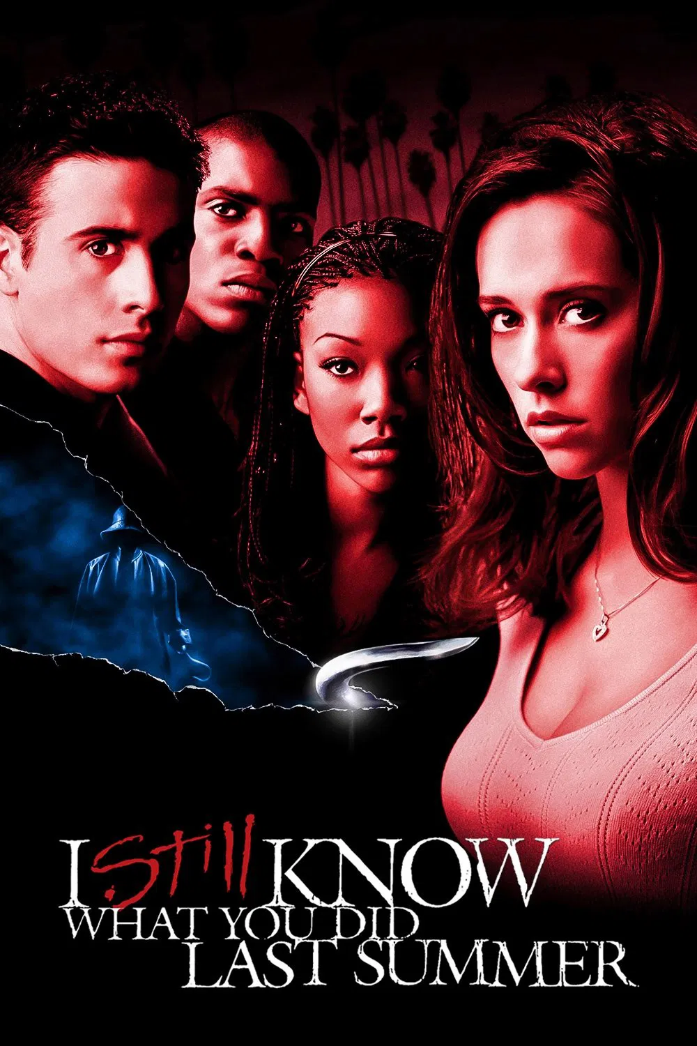 Poster chính thức của phim Phim Kinh Dị, Phim Bí Ẩn "Mùa Hè Kinh Hãi 2" (I Still Know What You Did Last Summer - 1998), với sự tham gia của diễn viên Freddie Prinze Jr. và Jennifer Love Hewitt.