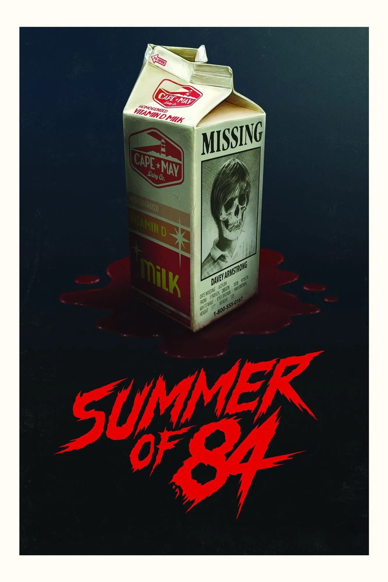 Poster chính thức của phim Phim Tâm Lý, Phim Kinh Dị "Mùa Hè Kinh Hoàng '84" (Summer of 84 - 2018), với sự tham gia của diễn viên Graham Verchere và Judah Lewis.