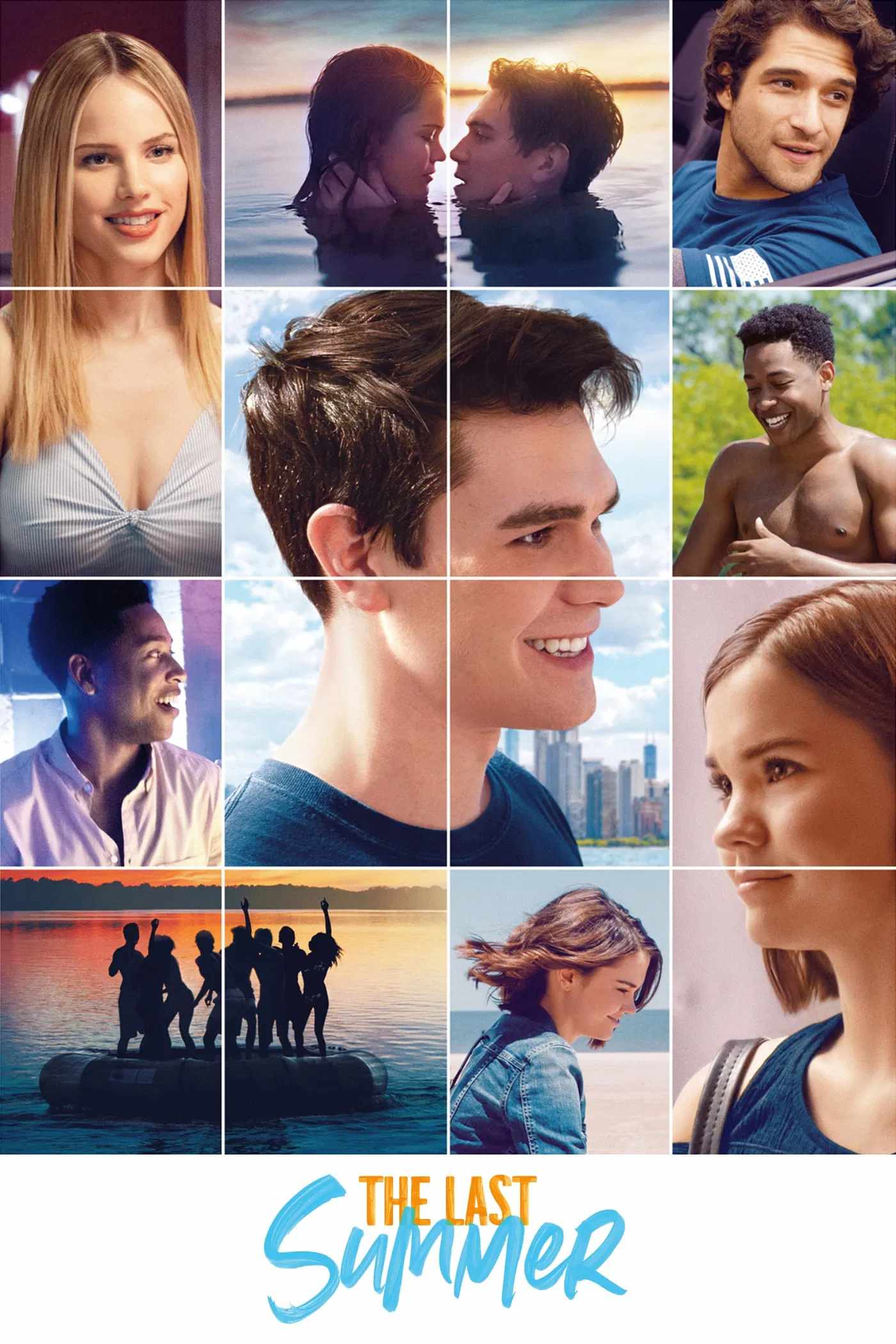 Poster chính thức của phim Phim Tình Cảm, Phim Hài "Mùa Hè Năm Ngoái" (The Last Summer - 2019), với sự tham gia của diễn viên K.J. Apa và Maia Mitchell.