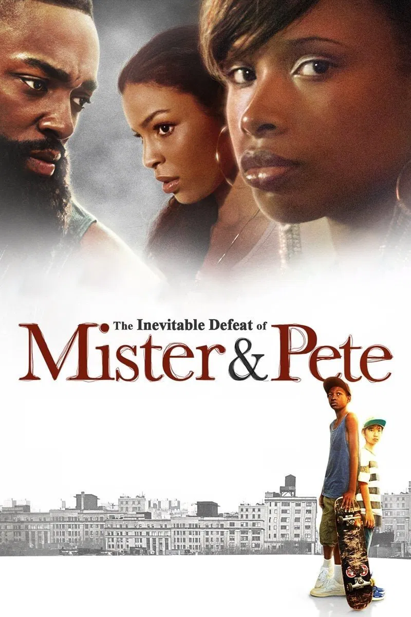 Poster chính thức của phim Phim Tâm Lý "Mùa Hè Rực Lửa Của Mister Và Pete" (The Inevitable Defeat of Mister & Pete - 2013), với sự tham gia của diễn viên Skylan Brooks và Ethan Dizon.