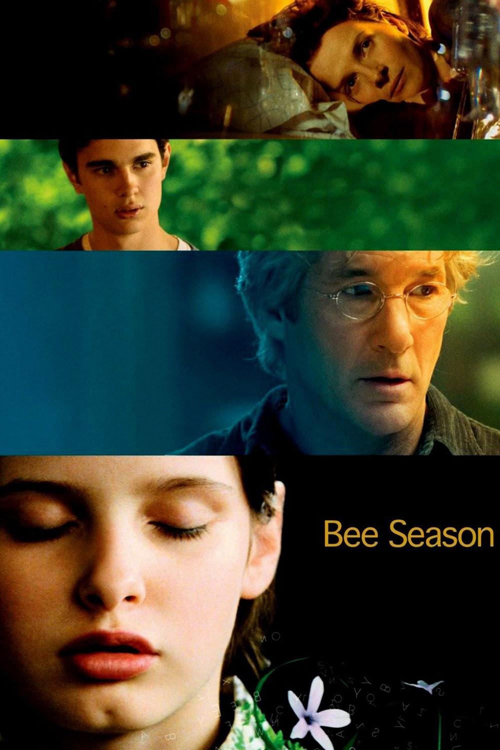 Poster chính thức của phim Phim Tâm Lý, Phim Gia Đình "Mùa Ong Làm Tổ" (Bee Season - 2005), với sự tham gia của diễn viên Richard Gere và Juliette Binoche.