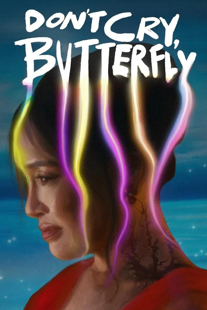 Poster chính thức của phim Phim Giả Tượng, Phim Tâm Lý "Mưa Trên Cánh Bướm" (Don’t Cry, Butterfly - 2025), với sự tham gia của diễn viên Tú Oanh và Lê Vũ Long.