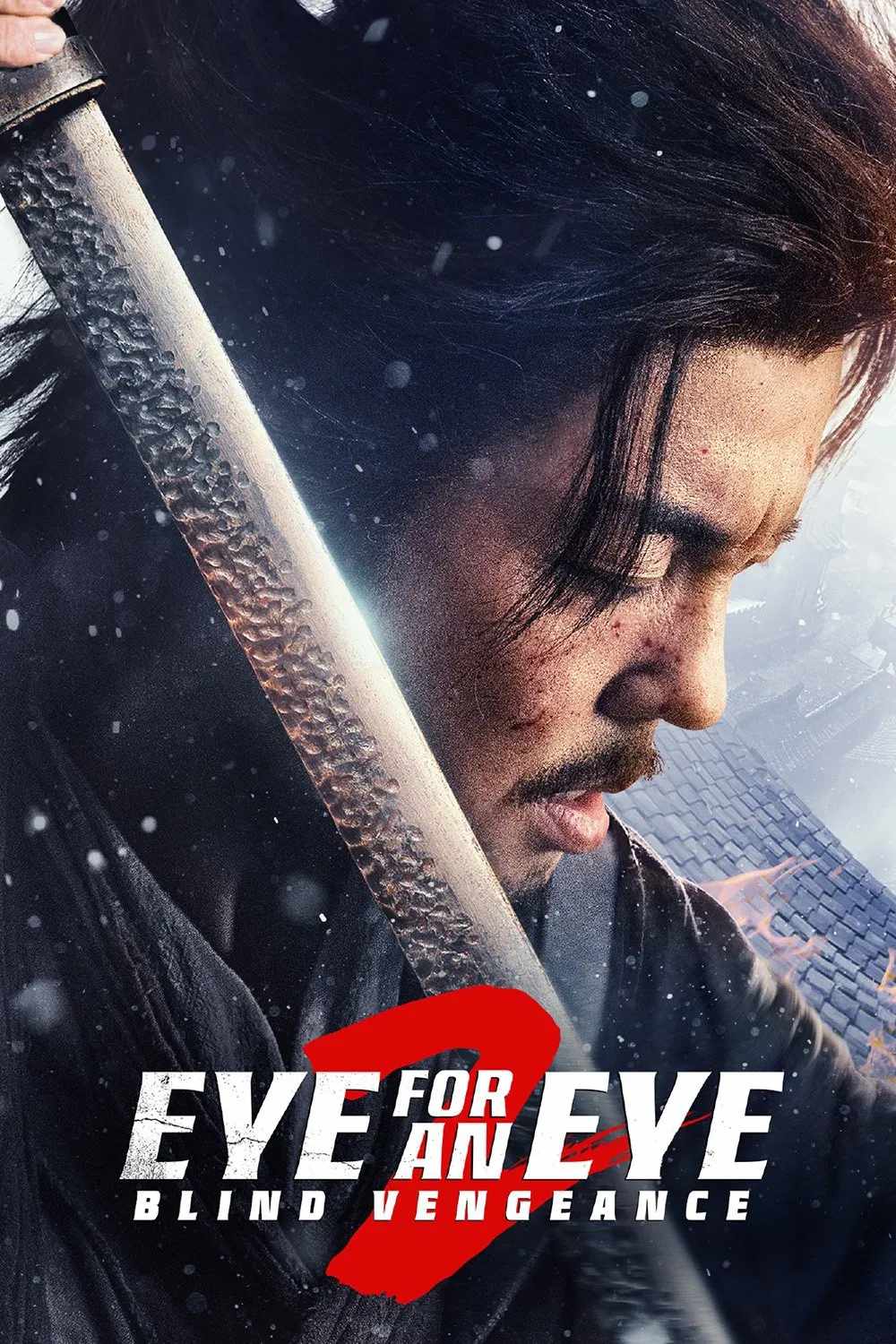 Poster chính thức của phim Phim Hành Động, Phim Tâm Lý "Mục Trung Vô Nhân 2: Dùng Mắt Trả Mắt" (Eye for an Eye 2 - 2024), với sự tham gia của diễn viên Tạ Miêu và Yang Enyou.