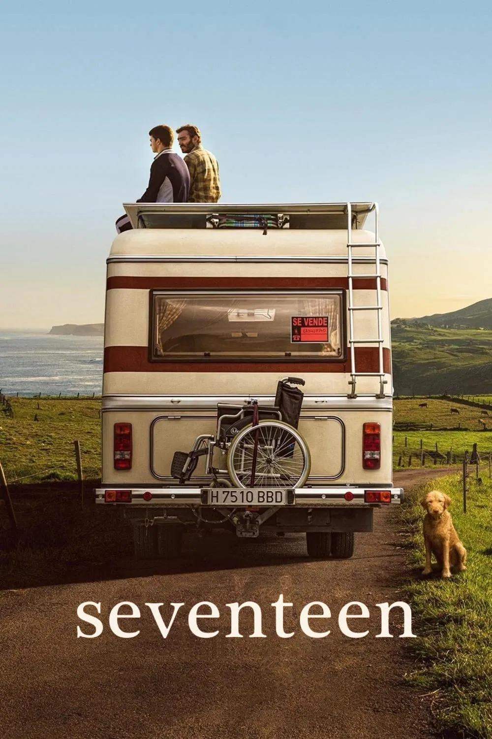 Poster chính thức của phim Phim Tâm Lý, Phim Hài "Mười Bảy" (Seventeen - 2019), với sự tham gia của diễn viên Biel Montoro và Nacho Sánchez.