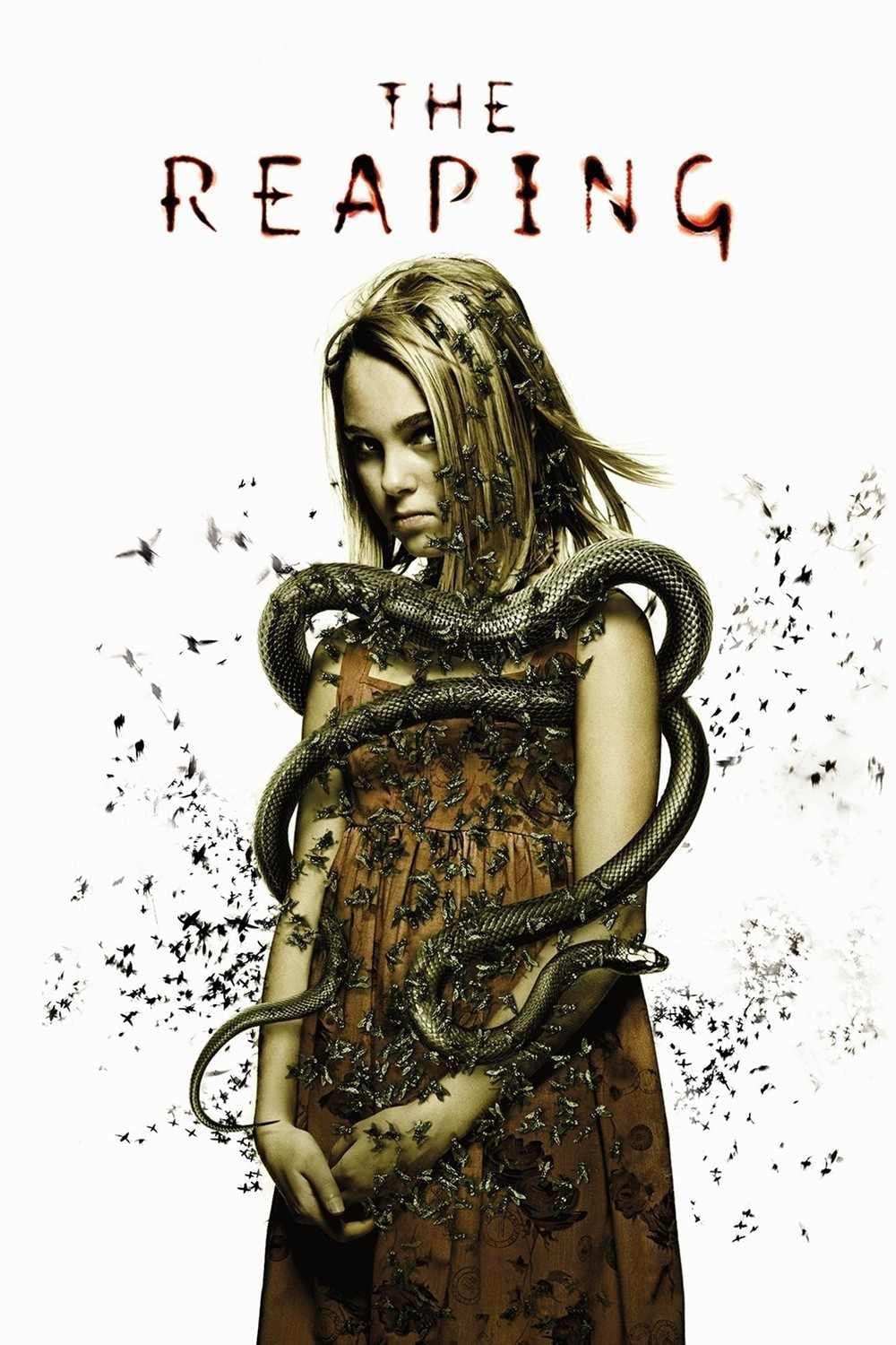 Poster chính thức của phim Phim Kinh Dị "Mười Đại Nạn Kinh Hoàng" (The Reaping - 2007), với sự tham gia của diễn viên Hilary Swank và David Morrissey.