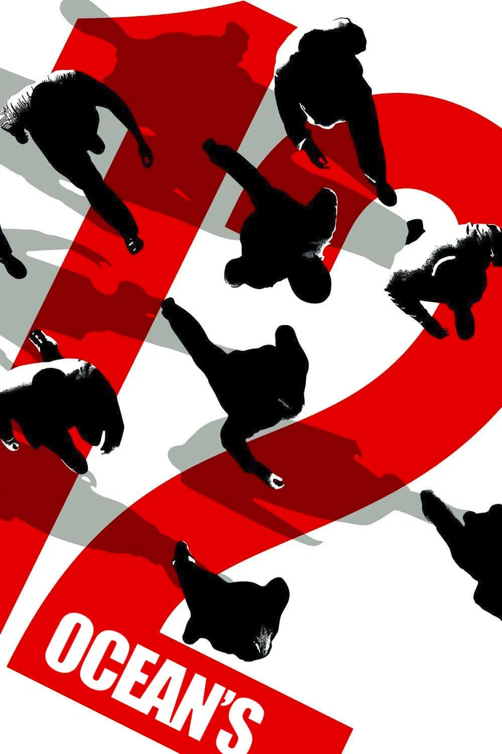 Poster chính thức của phim Phim Giật Gân, Phim Hình Sự "Mười Hai Tên Cướp Thế Kỉ" (Ocean's Twelve - 2004), với sự tham gia của diễn viên George Clooney và Julia Roberts.