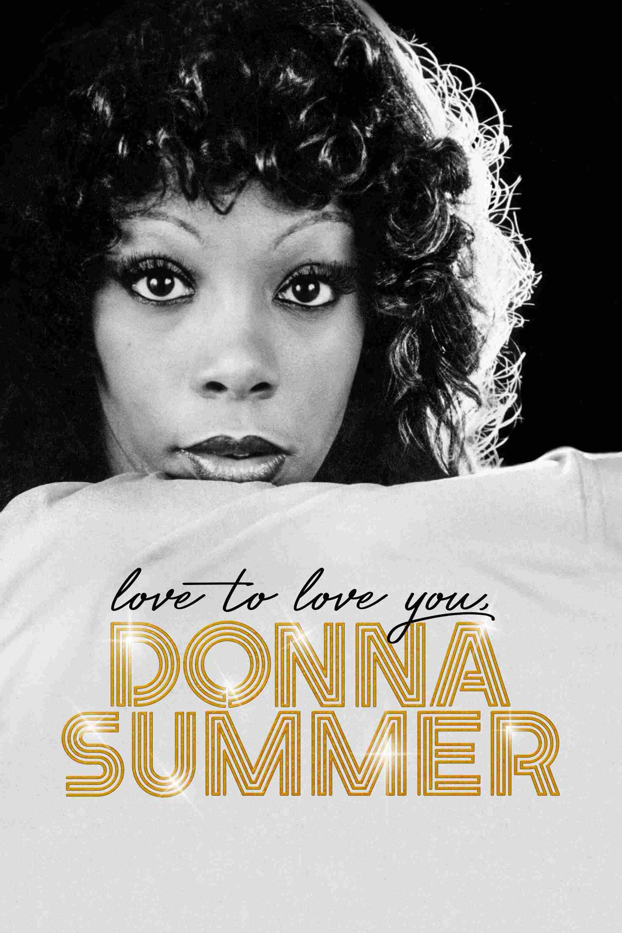 Poster chính thức của phim Phim Tài Liệu, Phim Ca Nhạc "Muốn Yêu Anh, Donna Summer" (Love to Love You, Donna Summer - 2023), với sự tham gia của diễn viên Donna Summer và Brooklyn Sudano.