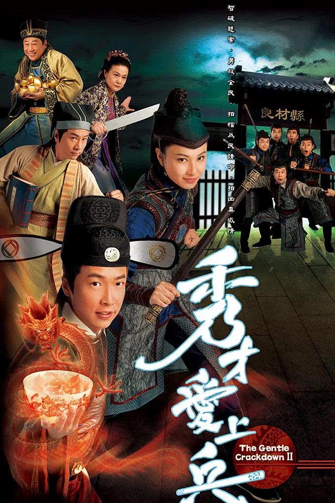Poster chính thức của phim Phim Hài, Phim Tâm Lý "Mưu Dũng Kỳ Phùng II" (The Gentle Crackdown II - 2008), với sự tham gia của diễn viên Steven Ma Chun-Wai và Trịnh Hy Di.