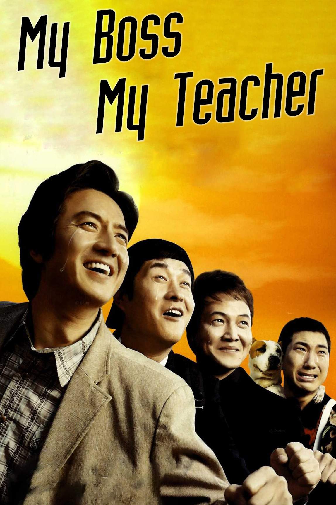 Poster chính thức của phim Phim Hành Động, Phim Hài "My Boss, My Teacher" (My Boss, My Teacher - 2006), với sự tham gia của diễn viên Jung Jun-ho và Jung Woong-in.