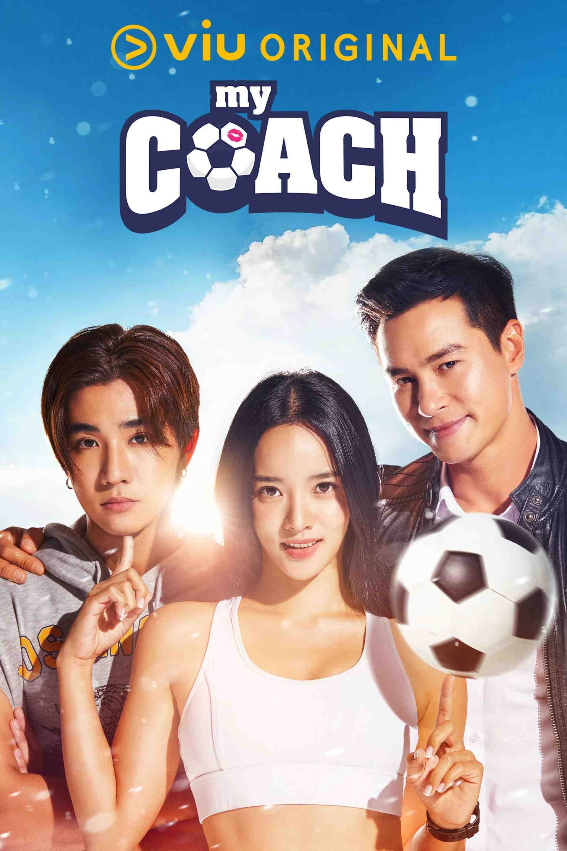 Poster chính thức của phim "My Coach" (My Coach - 2022), với sự tham gia của diễn viên Wawaa Nichari Chokprajakchat và Tanapon Sukumpantanasan.