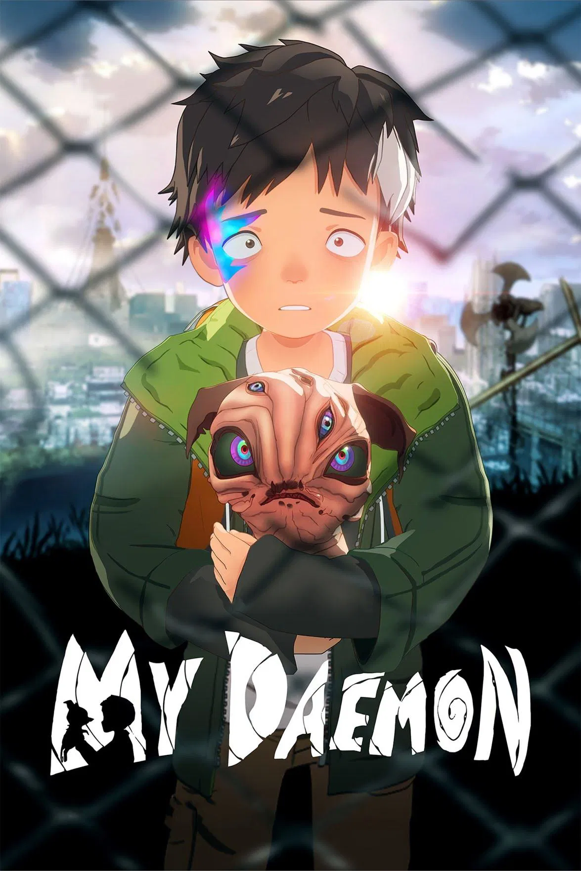 Poster chính thức của phim Phim Hoạt Hình, Phim Viễn Tưởng & Giả Tưởng "My Daemon" (My Daemon - 2023), với sự tham gia của diễn viên Miyuri Shimabukuro và Cocoro Kikuchi.