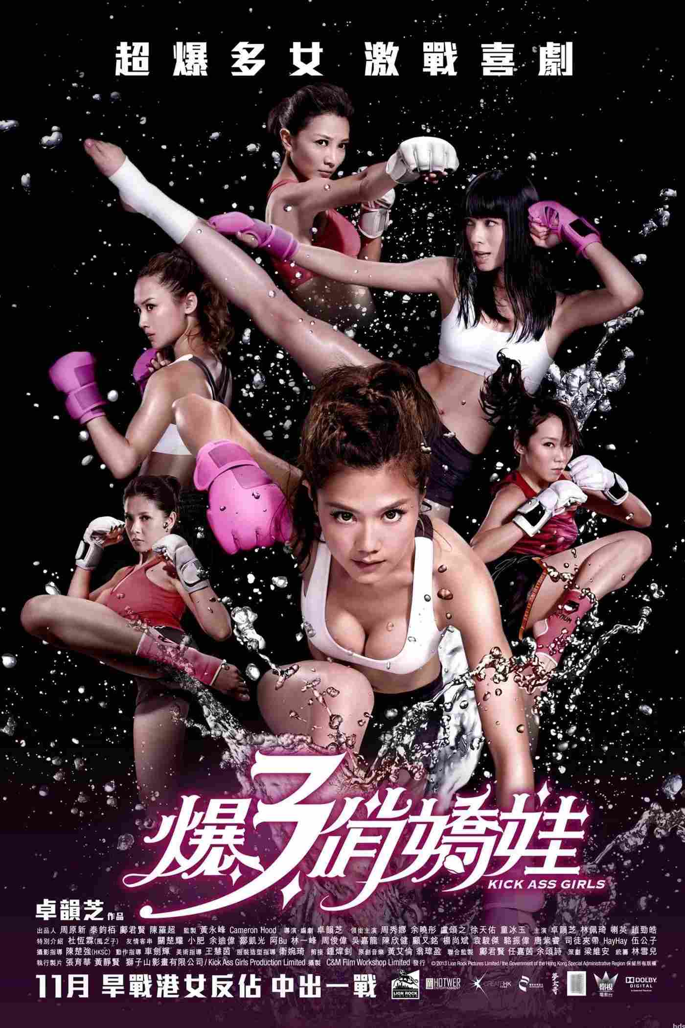 Poster chính thức của phim Phim Hành Động "Mỹ Nhân Thượng Võ" (Kick Ass Girls - 2013), với sự tham gia của diễn viên Châu Tú Na và Hidy Yu.