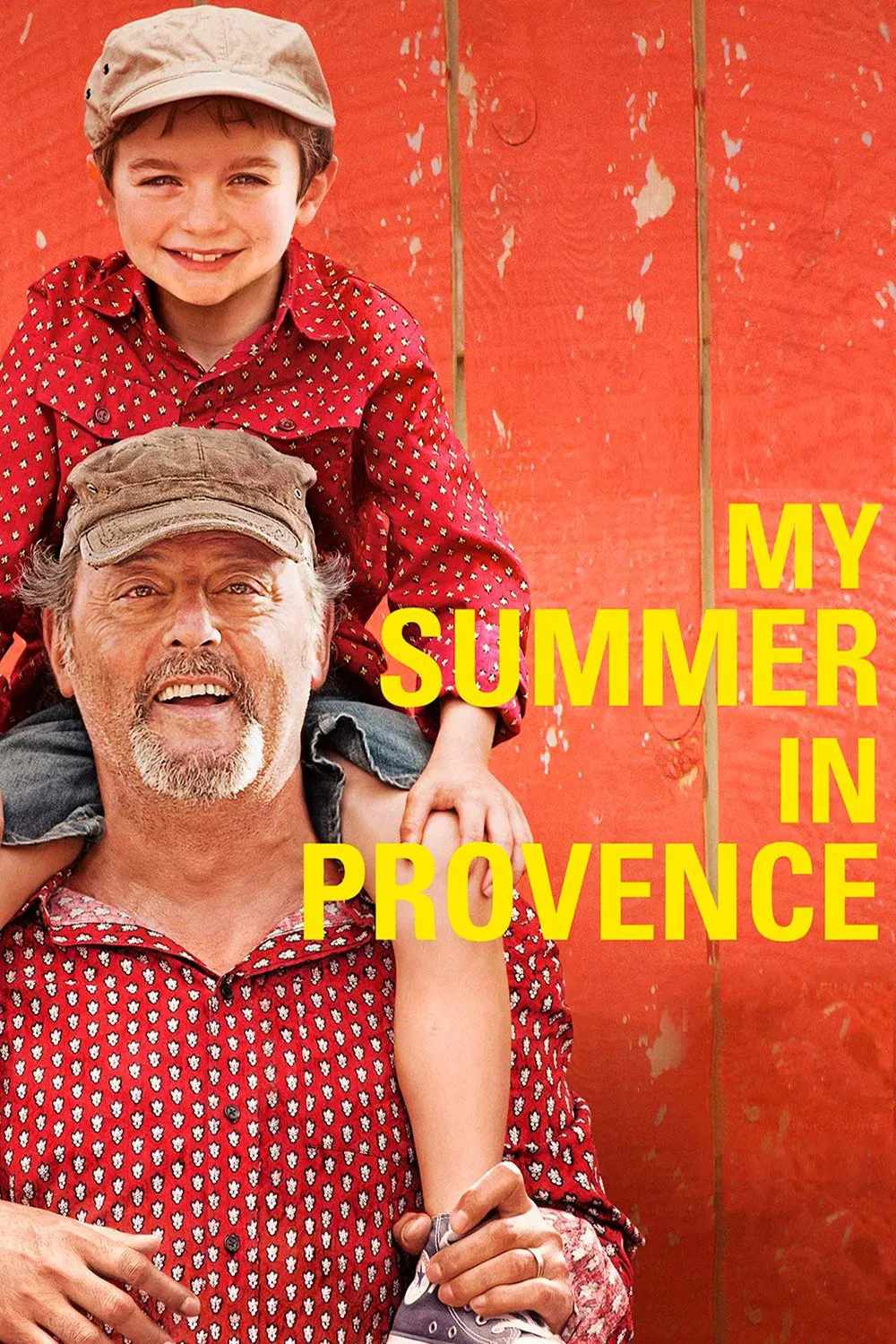 Poster chính thức của phim Phim Hài, Phim Tâm Lý "My Summer in Provence" (My Summer in Provence - 2014), với sự tham gia của diễn viên Jean Reno và Lukas Pelissier.
