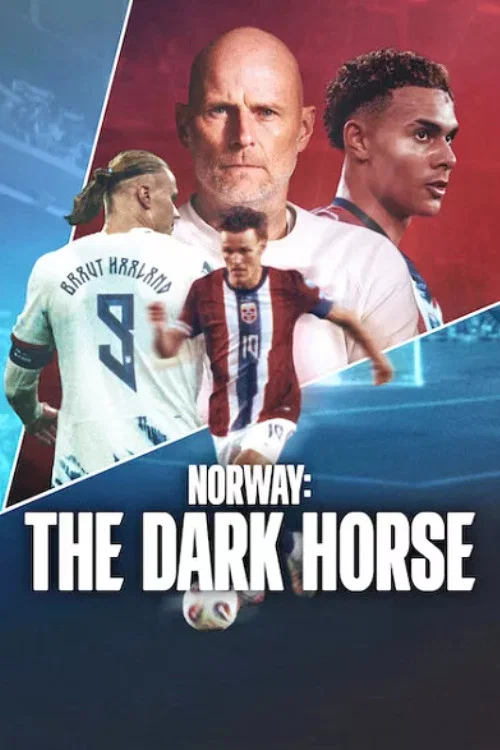 Poster chính thức của phim Phim Tài Liệu "Na Uy: Chú ngựa ô" (Norway: The Dark Horse - 2026).