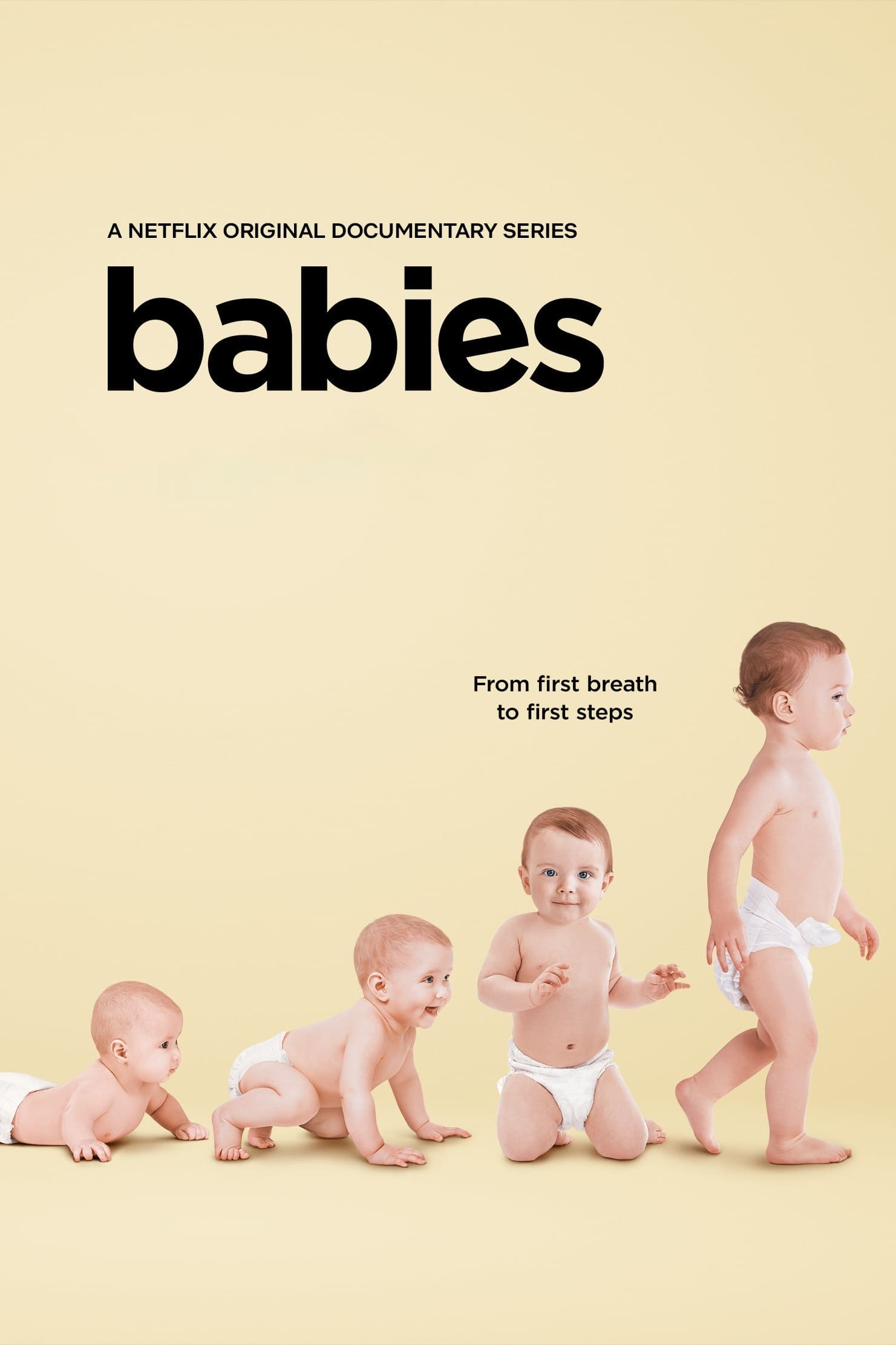 Poster chính thức của phim Phim Tài Liệu "Năm Đầu Đời" (Babies - 2020).