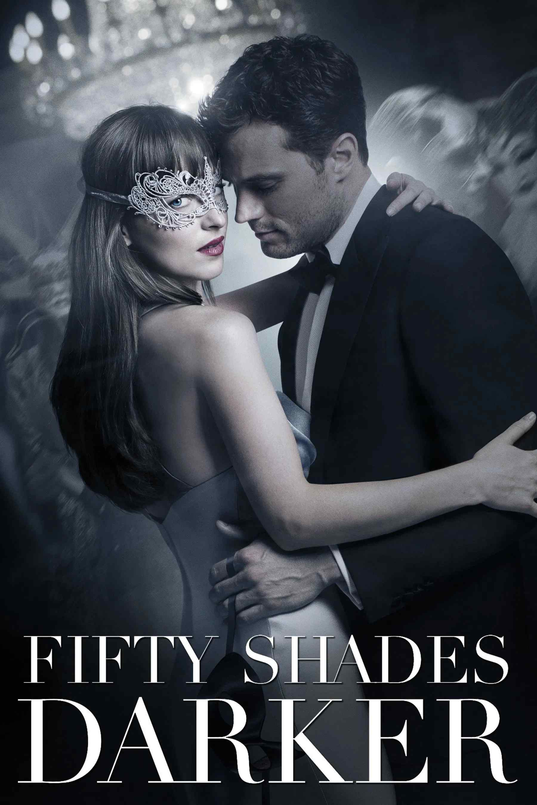 Poster chính thức của phim Phim Tâm Lý, Phim Tình Cảm "Năm Mươi Sắc Thái: Đen" (Fifty Shades Darker - 2017), với sự tham gia của diễn viên Dakota Johnson và Jamie Dornan.