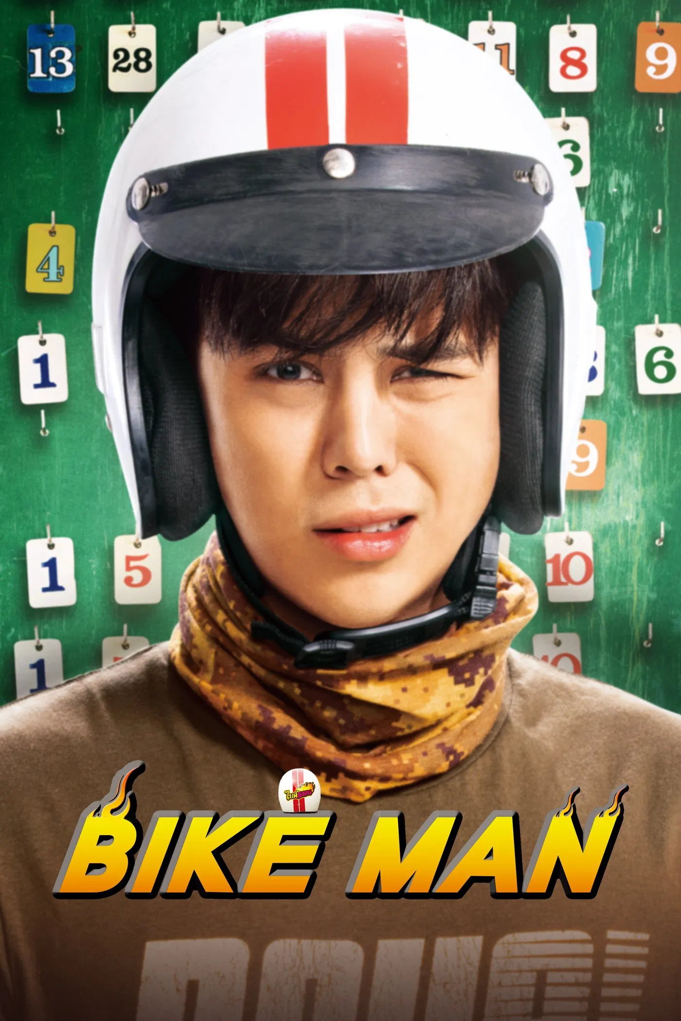 Poster chính thức của phim Phim Hài "Nam Thần Xe Ôm" (Bikeman - 2018), với sự tham gia của diễn viên Pachara Chirathivat và Jennifer Kim.