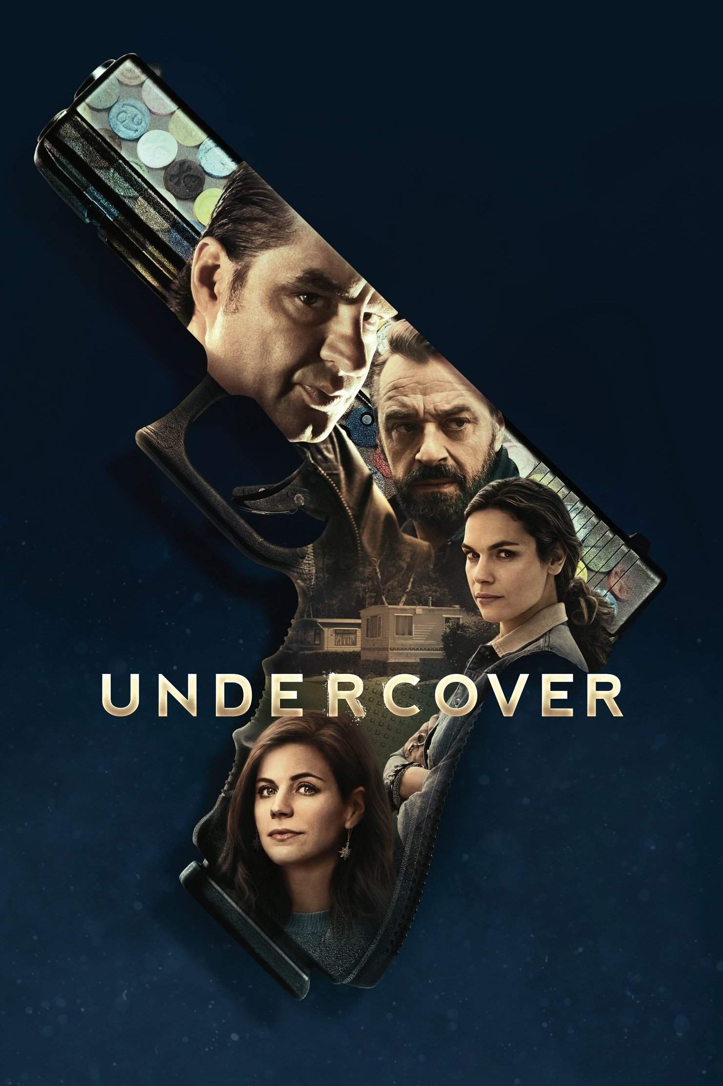 Poster chính thức của phim Phim Hình Sự, Phim Tâm Lý "Nằm Vùng (Phần 1)" (Undercover - 2019), với sự tham gia của diễn viên Tom Waes và Frank Lammers.