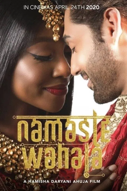 Poster chính thức của phim Phim Tình Cảm, Phim Hài "Namaste Wahala: Rắc rối tình yêu" (Namaste Wahala - 2020), với sự tham gia của diễn viên Ini Dima-Okojie và Ruslaan Mumtaz.