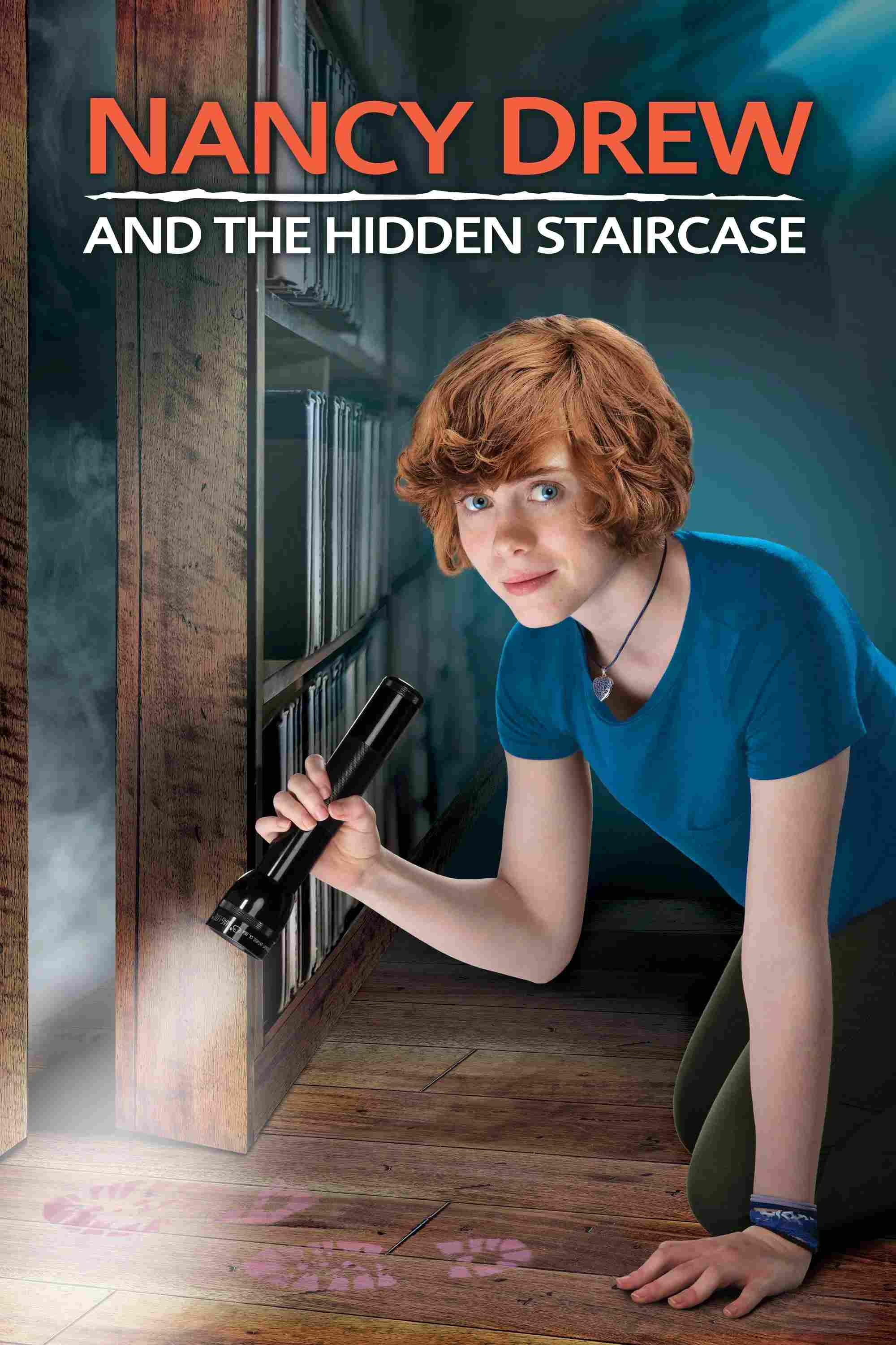 Poster chính thức của phim Phim Hình Sự, Phim Gia Đình "Nancy Drew và chiếc cầu thang ẩn" (Nancy Drew and the Hidden Staircase - 2019), với sự tham gia của diễn viên Sophia Lillis và Sam Trammell.