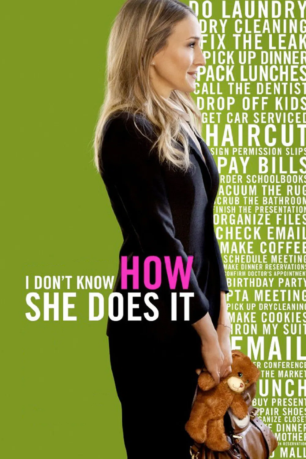 Poster chính thức của phim Phim Tình Cảm, Phim Hài "Nàng Ấy Rất Tài" (I Don't Know How She Does It - 2011), với sự tham gia của diễn viên Sarah Jessica Parker và Pierce Brosnan.