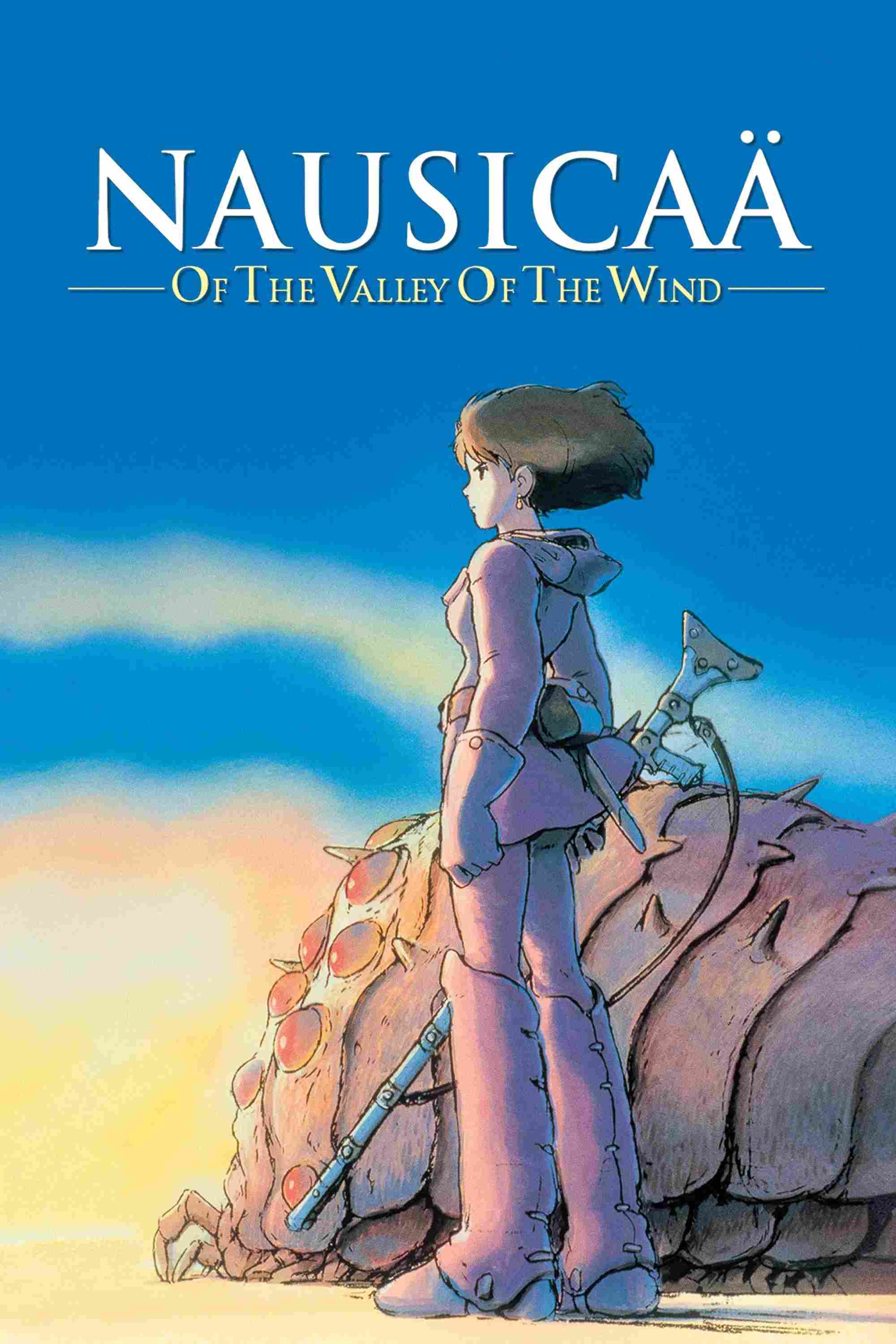 Poster chính thức của phim Phim Phiêu Lưu, Phim Hoạt Hình "Nàng Công Chúa Ở Thung Lũng Gió" (Nausicaä of the Valley of the Wind - 1984), với sự tham gia của diễn viên Sumi Shimamoto và Ichiro Nagai.