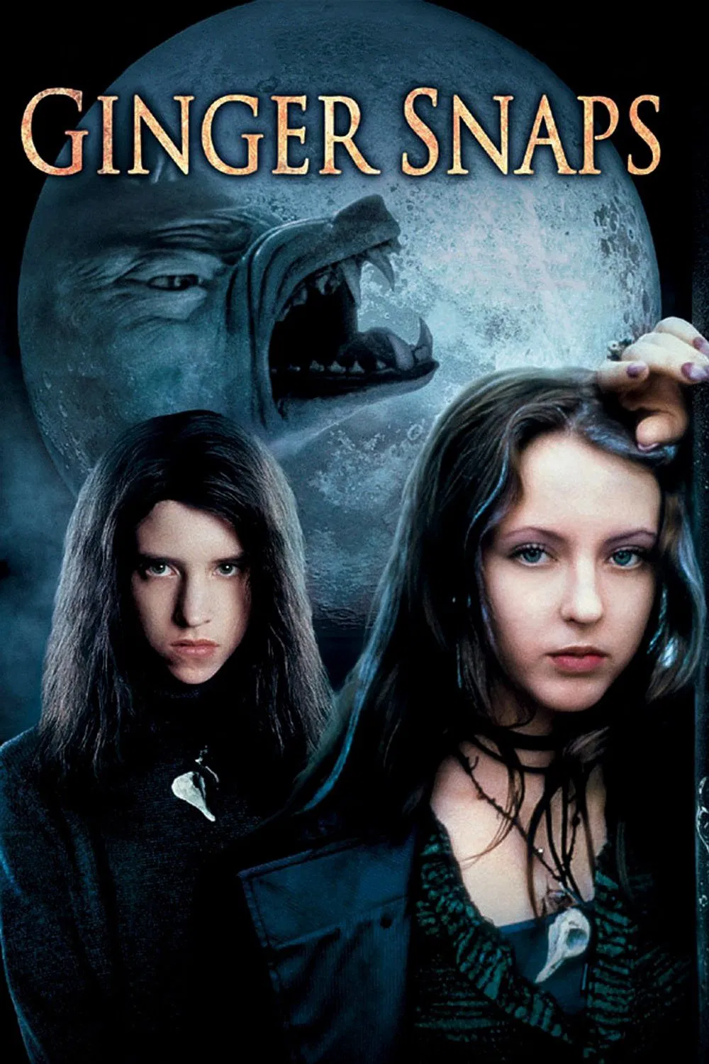 Poster chính thức của phim Phim Giả Tượng, Phim Kinh Dị "Nàng Sói" (Ginger Snaps - 2001), với sự tham gia của diễn viên Katharine Isabelle và Emily Perkins.