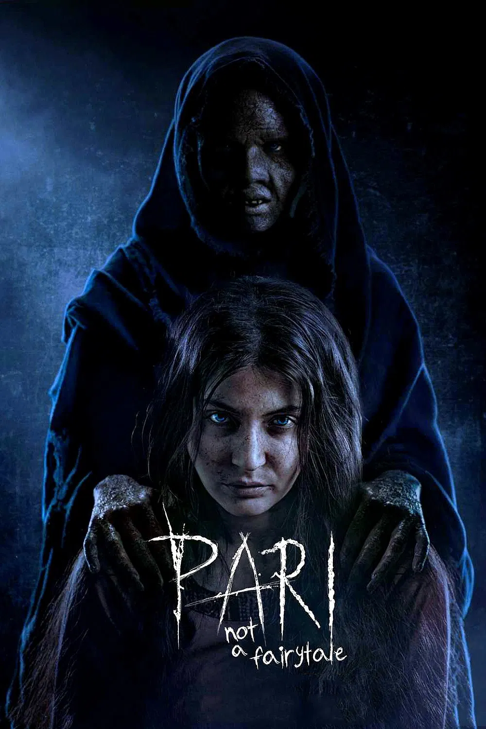 Poster chính thức của phim Phim Kinh Dị, Phim Giả Tượng "Nàng Tiên Không Phải Trong Cổ Tích" (Pari - 2018), với sự tham gia của diễn viên Anushka Sharma và Parambrata Chatterjee.