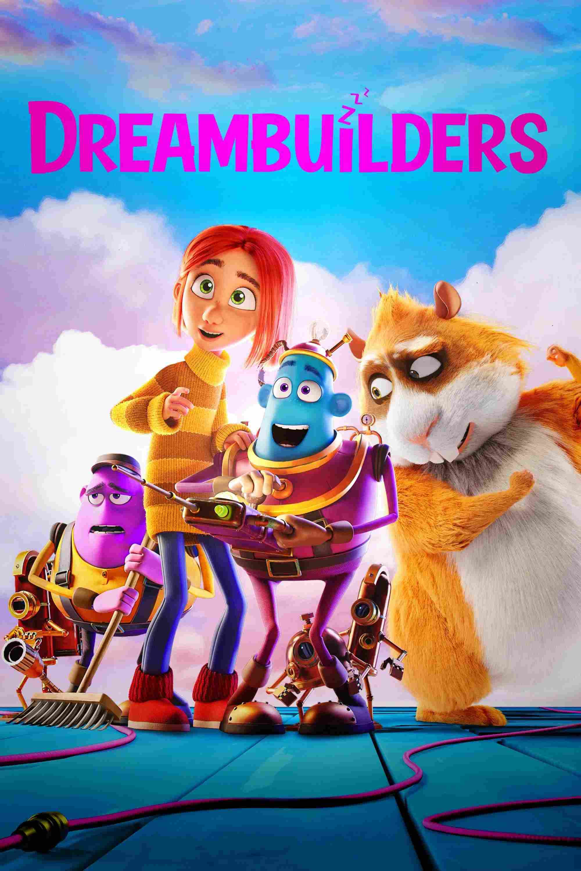 Poster chính thức của phim Phim Hoạt Hình, Phim Phiêu Lưu "Nào Mình Cùng Mơ" (Dreambuilders - 2020), với sự tham gia của diễn viên Emilie Kroyer Koppel và Caroline Vedel Larsen.