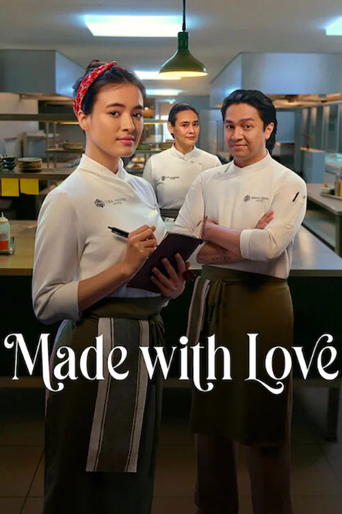 Poster chính thức của phim Phim Tâm Lý, Phim Hài "Nấu Bằng Tình Yêu (Luka, Makan, Cinta)" (Made with Love - 2026), với sự tham gia của diễn viên Mawar Eva De Jongh và Deva Mahenra.