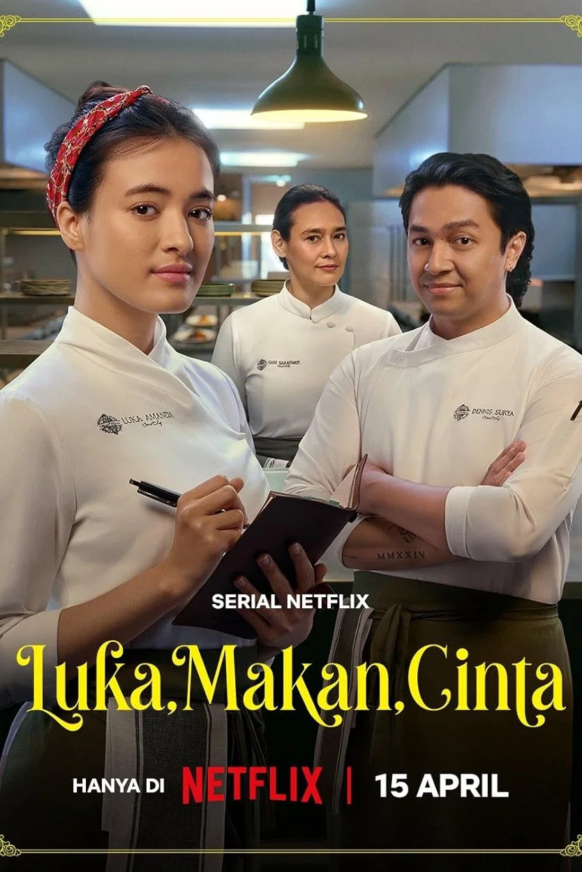 Poster chính thức của phim Phim Tâm Lý, Phim Hài "Nấu bằng tình yêu" (Made with Love - 2026), với sự tham gia của diễn viên Mawar Eva De Jongh và Deva Mahenra.