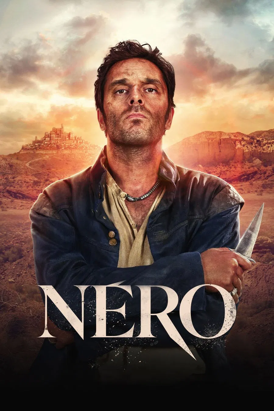 Poster chính thức của phim Phim Tâm Lý, Phim Hành Động & Phiêu Lưu "Néro" (Néro the Assassin - 2025), với sự tham gia của diễn viên Pio Marmaï và Alice Isaaz.