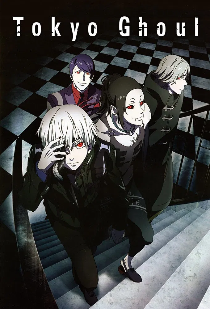 Poster chính thức của phim Phim Hoạt Hình, Phim Tâm Lý "Ngạ Quỷ Vùng Tokyo (Phần 2)" (Tokyo Ghoul - 2014), với sự tham gia của diễn viên Harae Natsuki và Sora Amamiya.
